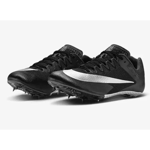 NIKE Black Zoom Rival Sprint Track Spikes Shoes DC8753 New Fast Ship Mens 12 - Picture 13 of 15